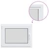vidaXL Fereastră de subsol culoare internă albă RISOR 80 x 55 cm