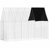 vidaXL Custodie pentru iepuri Argintiu 300 x 100 x 210 cm
