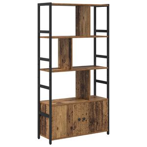 vidaXL Raft pentru cărți 80 x 30 x 155,5 cm Lemn prelucrat Lemn vechi