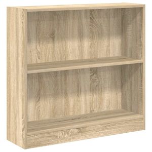 vidaXL Bibliotecă, stejar sonoma, 80x24x75 cm, lemn prelucrat