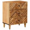 vidaXL Noptieră cu sertar Maro 50 x 33 x 60 cm Lemn de mango solid