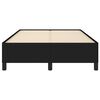 vidaXL Cadru de pat fără saltea Negru 120x190 cm țesătură