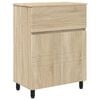 vidaXL Unitate Vanity pentru Baie Stejar Sonoma 60 x 35 x 80 cm