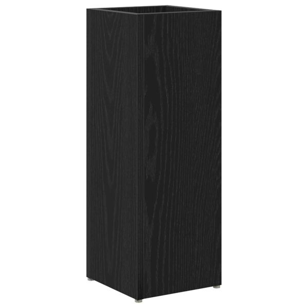 vidaXL Suport pentru umbrele Stejar Negru 20 x 20 x 55,5 cm