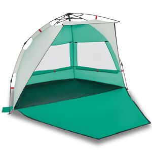 vidaXL Cort camping 2 persoane verde marin impermeabil setare rapidă