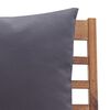 vidaXL Set mobilier de grădină cu perne, 4 piese, lemn masiv de acacia