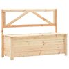 vidaXL Bancă de depozitare, 120 cm, lemn masiv de pin