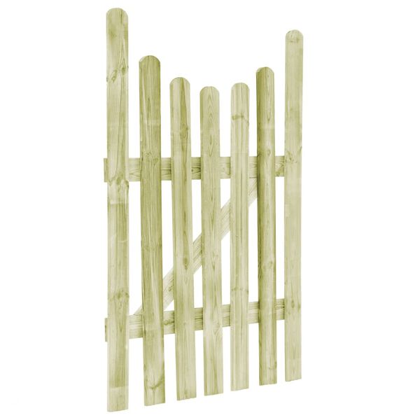 vidaXL Poartă de grădină, 100 x 150 cm, lemn de pin tratat