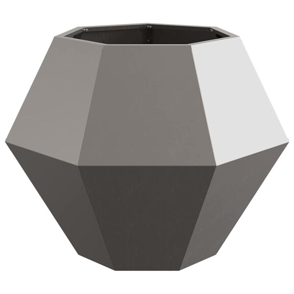 vidaXL Jardinieră Ruginit 75 x 75 x 60 cm Oțel rezistent de intemperii