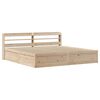 vidaXL Cadru de pat cu tăblie, 180x200 cm, lemn masiv de pin