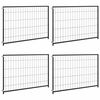 vidaXL Cușcă pentru animale fără ușă Negru 300 x 100 x 70 cm Oțel