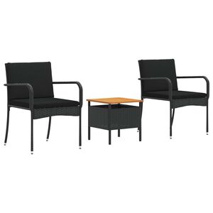 vidaXL Set de grădină cu pernă oțel