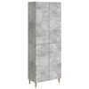 vidaXL Set de Dulapuri 2 buc. Gri Beton Lemn prelucrat