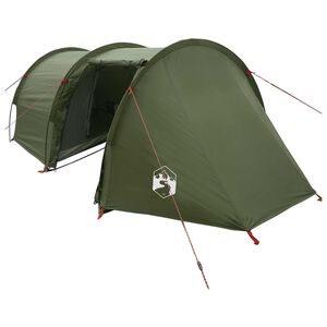 vidaXL Cort tunel Verde măsliniu 410 x 175 x 105 cm Poliester și oțel