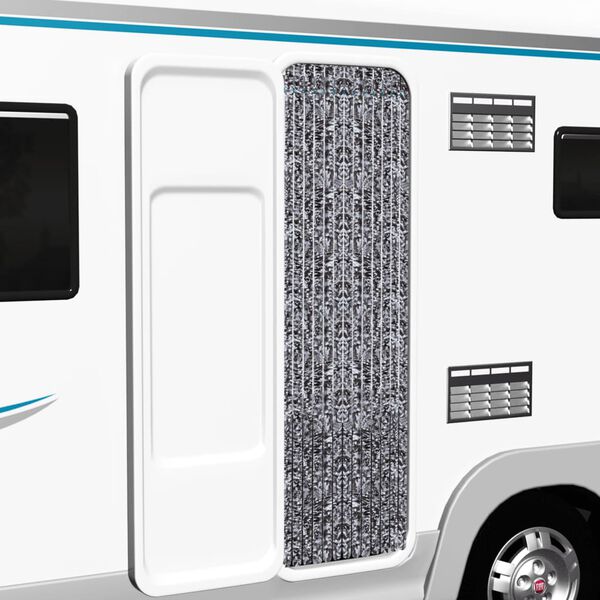 vidaXL Perdea pentru insecte, maro și bej, 56x185 cm, Chenille