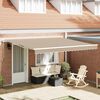 vidaXL Cort electric retractabil Bej 400 &times; 350 cm