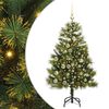 vidaXL Pom de Crăciun Artificial cu Ramuri Articulare și Conuri 120 cm