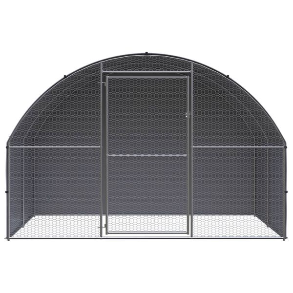 vidaXL Volieră de păsări pentru exterior, 3x2x2 m, oțel galvanizat