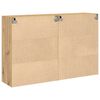 vidaXL Dulapuri de perete 2 pcs Stejar Artizanal 69,5 x 34 x 90 cm