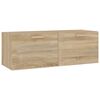 vidaXL Dulap de perete, stejar sonoma, 100x36,5x35 cm, lemn prelucrat