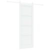 vidaXL Ușă glisantă ORKDAL 78 x 211 cm Lemn prelucrat Alb