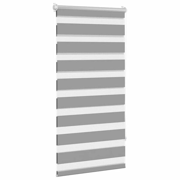 vidaXL Jaluzea Zebră 80,9x150 cm Lățime material 76,7 cm gri
