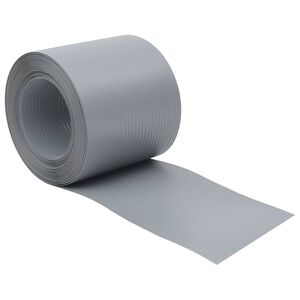 vidaXL Paravane de grădină, 10 buc., gri, 252,5x19 cm, PVC