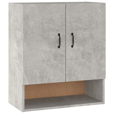 vidaXL Dulap de perete, gri beton, 60x31x70 cm, lemn prelucrat