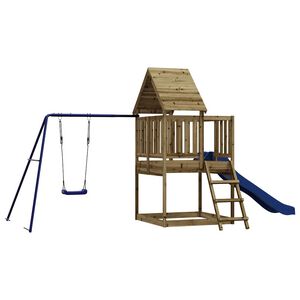 vidaXL Set de joacă pentru exterior, lemn de pin impregnat