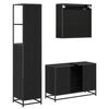 vidaXL Set de mobilier pentru baie 3 pcs Lemn Vechi Lemn compozit