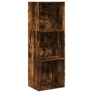 vidaXL Bibliotecă, stejar fumuriu, 40x30x114 cm, lemn prelucrat