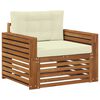 vidaXL Set de canapele de exterior Lemn de acacia solid și poliester