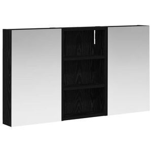 vidaXL Set dulap baie 3 buc. 90 x 10,5 x 50 cm Lemn prelucrat