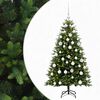 vidaXL Brad de Crăciun artificial cu globuri 120 cm 150 LED-uri