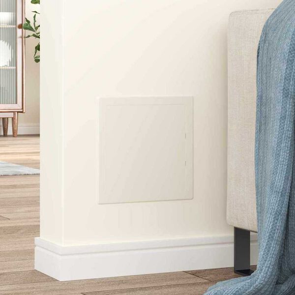 vidaXL Panouri de acces 2 pcs Alb 20 x 20 cm Plastic ABS