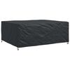 vidaXL Husă pentru mobilă Simplu Negru 250 x 210 x 90 cm 600D