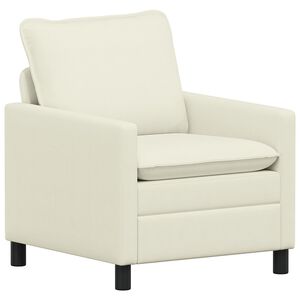 vidaXL Canapea Crem 76 x 81 x 87,5 cm Țesătură