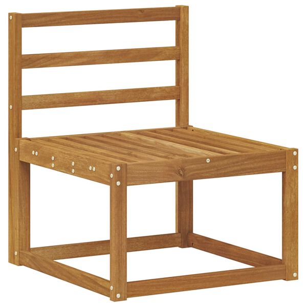 vidaXL Set de canapele de exterior 8 pcs natural Lemn Solid de Acacia