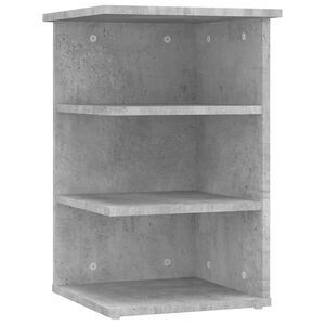 vidaXL Dulap lateral, gri beton, 35x35x55 cm, PAL