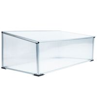 HI Seră, transparent, 100x60x40 cm, aluminiu