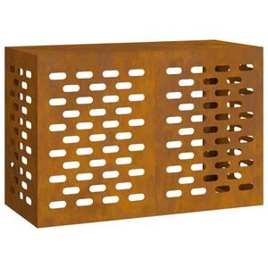 vidaXL Husă pentru aer condiționat Ruginit 90 x 40 x 60 cm