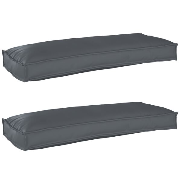 vidaXL Set de perne pentru palet 2 pcs Antracit 100 x 40 x 8 cm