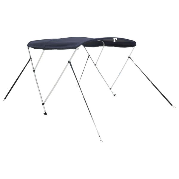 vidaXL Parasolar Bimini 3 arcuri pereți din plasă 183x(170-182)x137 cm