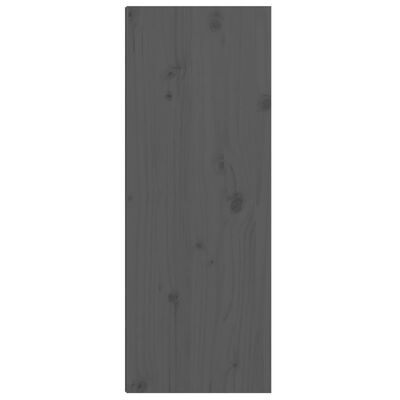 vidaXL Dulap de perete, gri, 30x30x80 cm, lemn masiv de pin