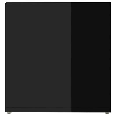 vidaXL DulapuriTV 2 buc negru extralucios 72x35x36,5 cm lemn prelucrat