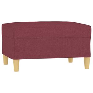 vidaXL Taburet, roșu vin, 70x55x41 cm, material textil