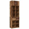 vidaXL Dulap de depozitare cu rafturi Lemn vechi 70 x 42,5 x 225 cm