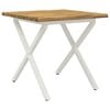 vidaXL Masa de dining cu margine vie 70 x 70 x 75 cm