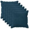 vidaXL Husă pentru pernă 6 pcs HOUTEN albastru 50 x 50 cm Catifea