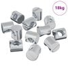 vidaXL Piulițe cilindrice 4500 buc. Argintiu M6 x 12 mm Metal